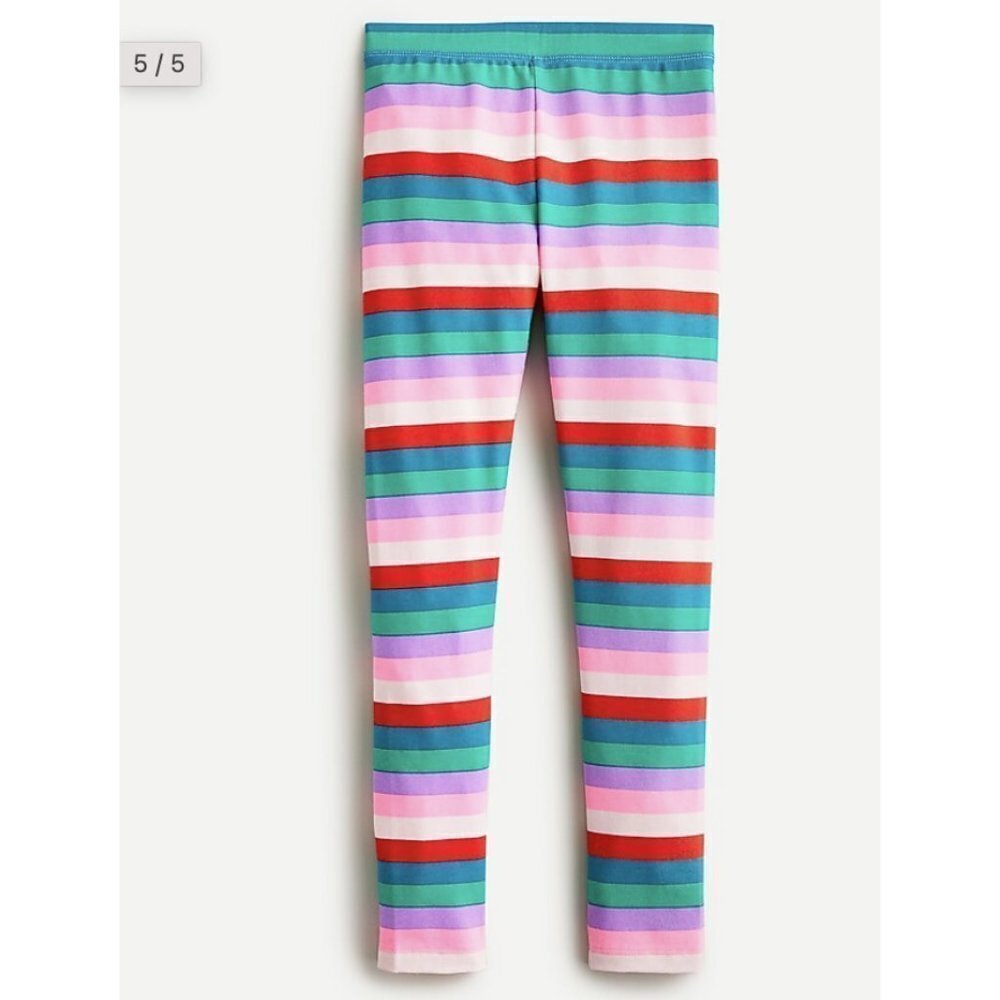 J. Crew Crewcuts Girls Printed Everyday Leggings Size 12 AW189